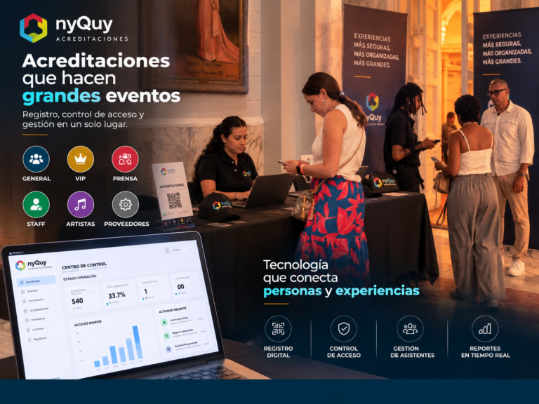 ¿Cómo controlar diferentes tipos de acceso en un evento? Acreditaciones para VIP, staff, prensa y proveedores